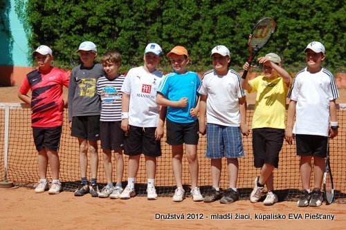 Družstvo mladších žiakov v Piešťanoch